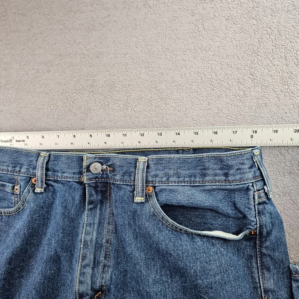 Levi's 505 Jeans‎ Men's 38x30 Blue Denim 5-Pockets Casual Mid-Rise Straight Leg